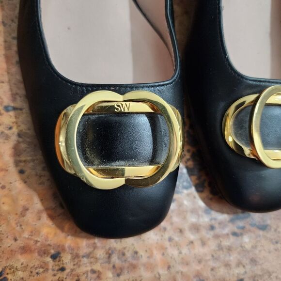 Stuart Weitzman Leather Anicia Pumps 25 - Picture 6 of 15